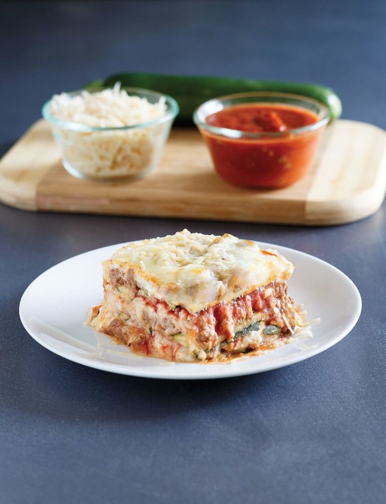 Layered Zucchini Lasagna 