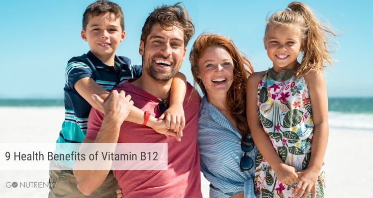 9 Health Benefits of Vitamin B12 - Happy, healthy and energetic with vitamin B12. 