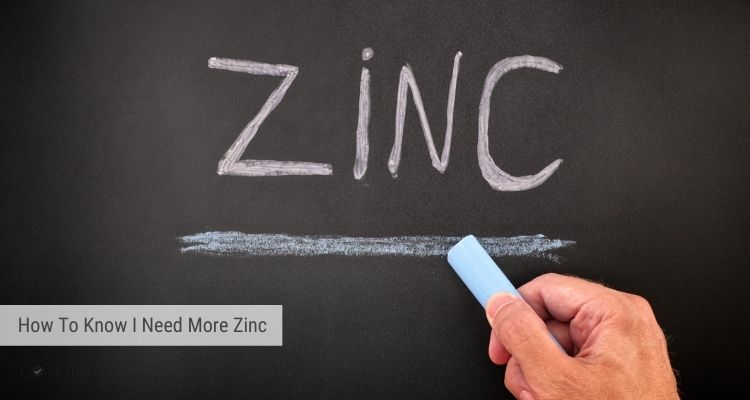 How to know I need more zinc - Image of the word Zinc written on a chalk board.
